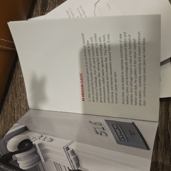 Coach Vintage 2005 Hamilton Burnished LEATHER NWT AND 10PG BOOKLET 2 CARE CARDS - Picture 7 of 14